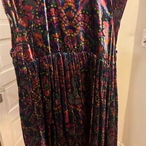 Free People Black and Multicolor Dress